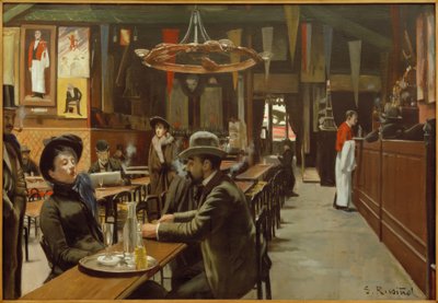 Café de Montmartre von Santiago Rusiñol